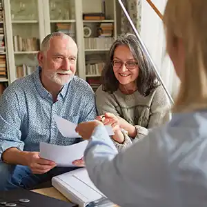 Pflegeberatung mit Angehörigen